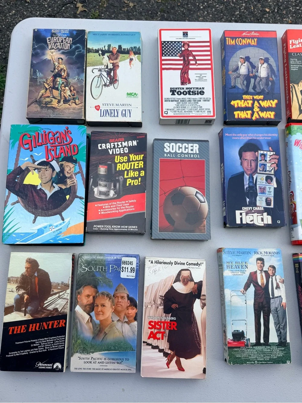 Assorted Movie VHS Collection CDs  & DVD vintage 65 Pieces total